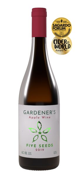 Gardener's Five Seeds ābolu baltvīns 11.0%, 0,75L