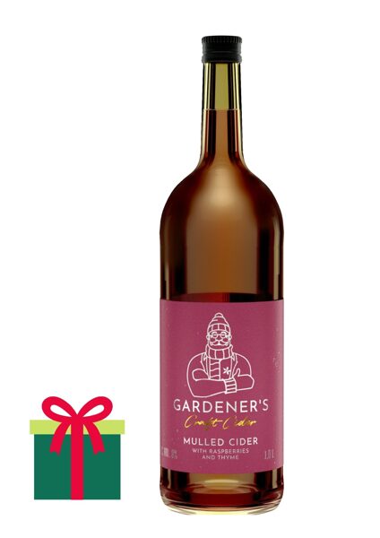 Gerdener's Raspberry and Thyme mulled cider (Alc 8%) + Sabile semi-sweet Winter cider (Alc 8%)