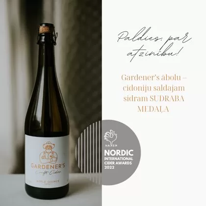 Cider with NICA silver medal